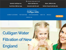 Tablet Screenshot of culliganh2ofiltration.com
